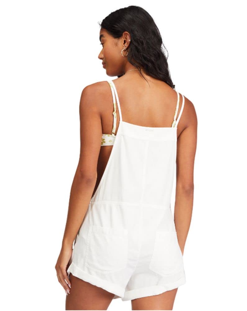 Billabong womens Wild Pursuit Short Overall Rompers, Salt Crystal, Large US - Image 3